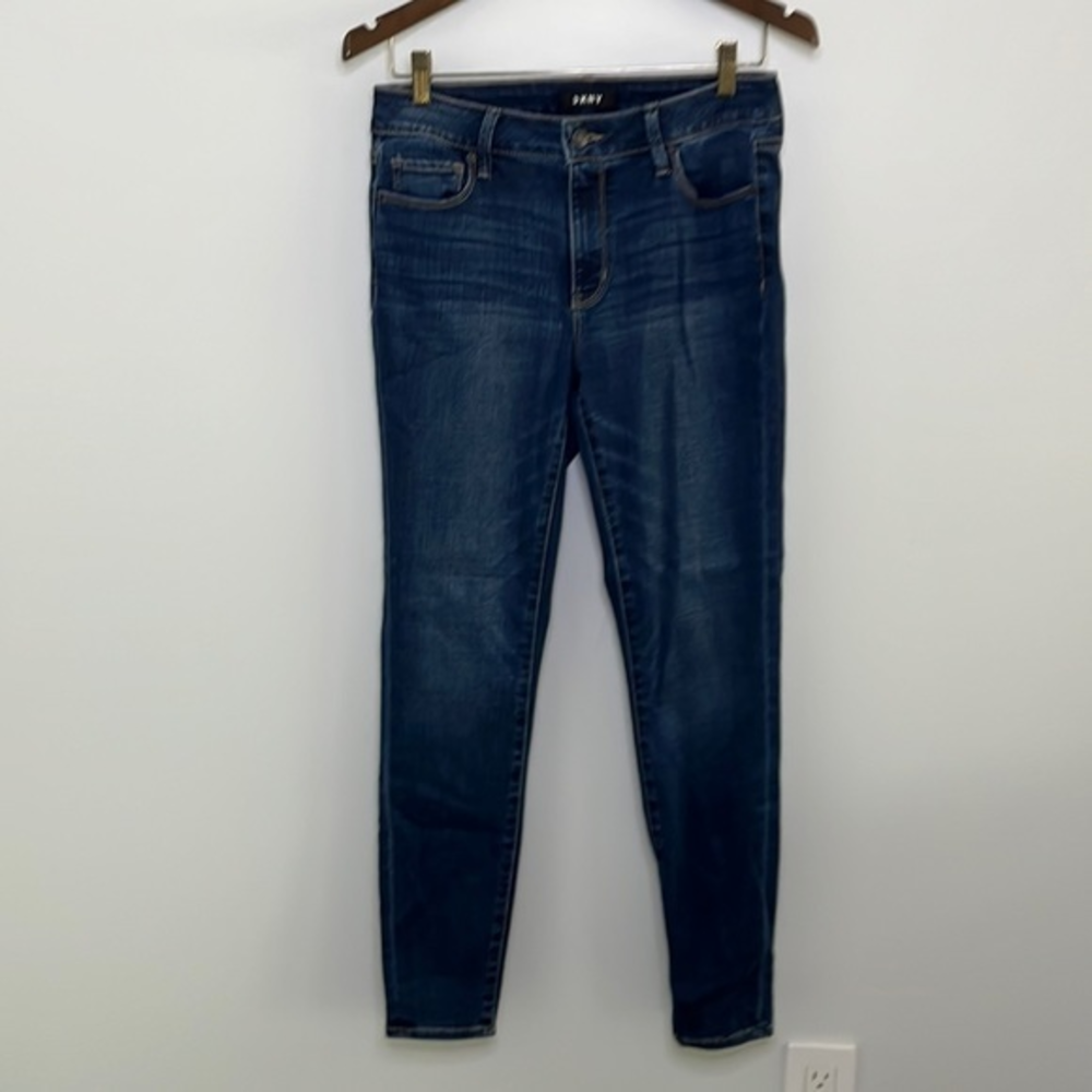 DKNY mid rise skinny jeans